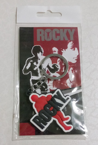 Rocky balboa rubber keychain - rocky,